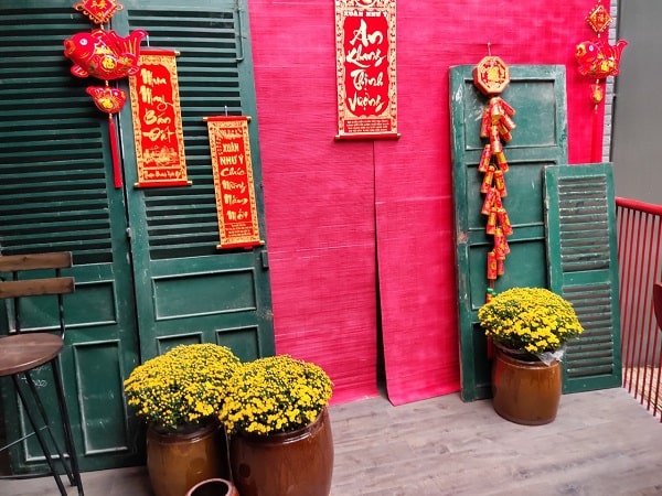 trang trí tết 2025